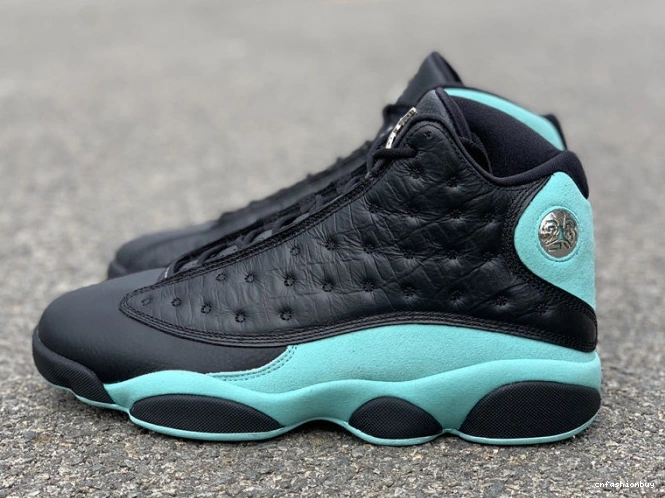 Black 13 Jordan Retro Green Air Island 414571-030 1216